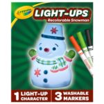 Crayola Light-Up Snowman Toy – Reusable Holiday Craft Decoration