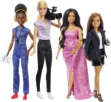 Barbie Women in Film Careers Set with 4 Dolls and Accessories