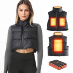 JYK Women's Lightweight Heated Vest with Battery