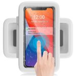 LC-dolida Shower Phone Holder Waterproof Gift for Men Women Universal Phone Stand Case Bathroom Wall Mount for iPhone 16 15 14 13 12 Pro Max XS XR up to 6.8" Cell Phone