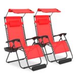 MoNiBloom Zero Gravity Chairs Set of 2