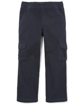 The Children's Place Boys Pull on Cargo Pants,New Navy Single,8S