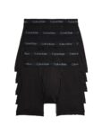 Calvin Klein Men's 5-Pack Boxer Briefs, Black