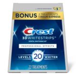 Crest 3D Whitestrips Professional Effects, Whitestrip 3D White, Teeth Whitening Strip Kit, 44 Strips (22 Count Pack), Crest Teeth Whitening Strips, Teeth Whitening Kit