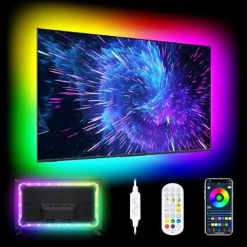 Daymeet 13.1ft LED TV Lights with Bluetooth