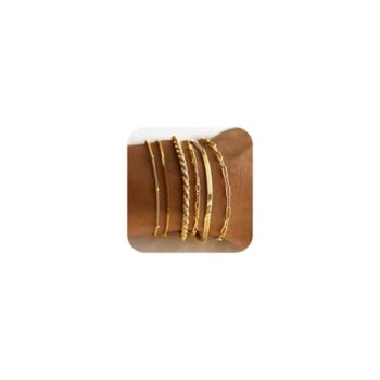 DEARMAY 14K Gold Plated Women's Bracelets
