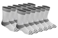 Dickies Men's Dri-Tech Crew Socks, 12 Pairs