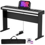 Portable 88-Key Digital Piano with Stand