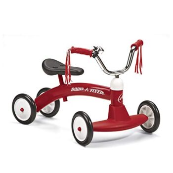 Radio Flyer Scoot-About, Toddler Ride On Toy, Kids Ride On Toy for Ages 1-3, 23.5" Large x 14.5" W x 16.5" H