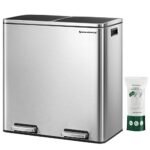 SONGMICS 2 x 8 Gallon Kitchen Trash Can