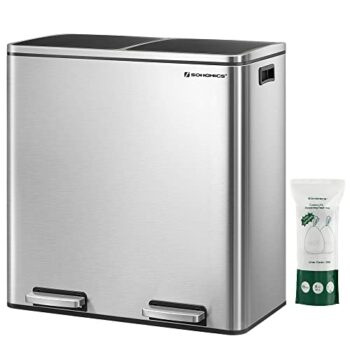 SONGMICS 2 x 8 Gallon Kitchen Trash Can