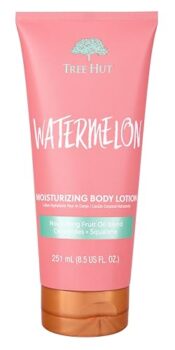 Tree Hut Watermelon Moisturizing Body Lotion | Ceramide and Squalene Formula Helps Protect Skin | Long-lasting Hydration Leaves Skin Feeling Soft & Moisturized | 8.5 fl oz.