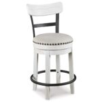Valebeck 24.5" Modern Swivel Barstool