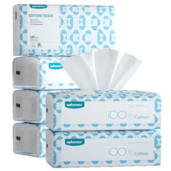 Winner Soft Cotton Face Towels - 600 Count
