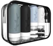 18-Pack TSA Approved Silicone Travel Bottles