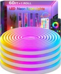 60Ft Neon LED Rope Lights with App Control