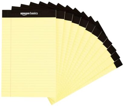Amazon Basics Slim Rule Notebook, 600 Pages