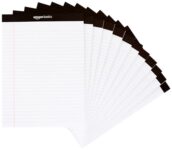 Amazon Basics Wide Ruled Note Pads, 12 Pack