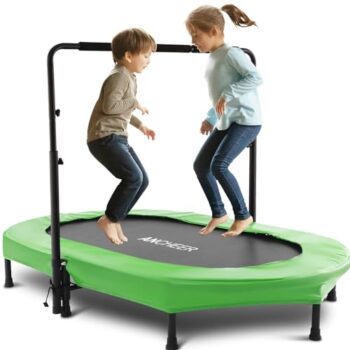 ANCHEER 56" Kids Adjustable Indoor Trampoline