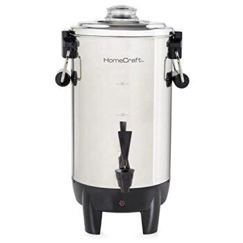 Homecraft 30-Cup Stainless Steel Coffee Urn