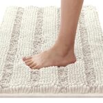 H.VERSAILTEX Non-Slip Chenille Bath Rug