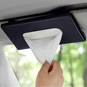 HZAZF Premium Car Tissue Holder - Black