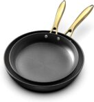 imarku Cast Iron Skillets, Non Stick Frying Pans 2Pcs