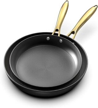 imarku Nonstick Cast Iron Skillet Set