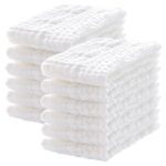 Lovely Care 12 Pack Cotton Muslin Burp Cloths