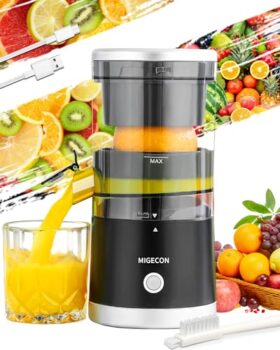 Portable Electric Citrus Juicer with USB