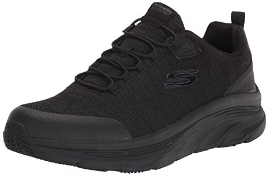 Skechers Men's Luxir Food Service Shoe, Black, 10.5