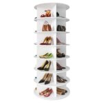 SpaceAid 7-Tier Rotating Shoe Rack Carousel