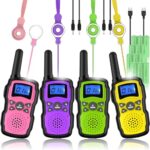 Wishouse Rechargeable Walkie Talkies for Kids