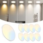 WKONCLDY 8-Pack 7.5-Inch LED Ceiling Lights