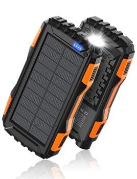 42800mAh Solar Power Bank with Flashlight