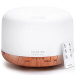 ASAKUKI 500ml Essential Oil Diffuser with Remote