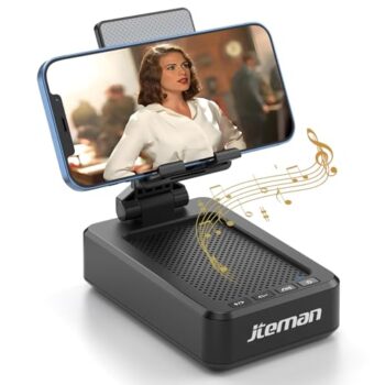 Bluetooth Speaker Phone Stand with Anti-Slip Base