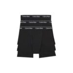 Calvin Klein Men's 3-Pack Black Boxer Briefs