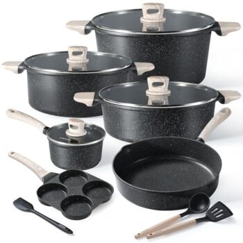 CAROTE Nonstick 13-Piece Cookware Set
