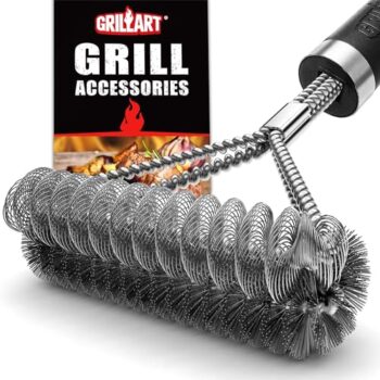 GRILLART 18" BBQ Grill Brush - Safe Cleaner