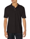 Hanes Men's X-temp Performance Polo, Black
