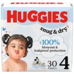 Huggies Snug and Dry Size 4 Diapers
