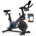 MERACH Low Noise Exercise Bike with App