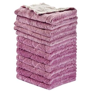 OstWony 12PCS Reusable Microfiber Dish Towels