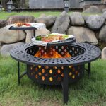 OutVue 42 Inch Fire Pit with Grills