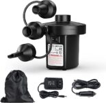 Portable Electric Air Pump with Nozzles