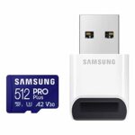 SAMSUNG PRO Plus 512GB microSD Card + Reader