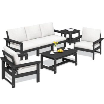 SERWALL 7-Piece Outdoor Patio Furniture Set