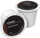 Solimo Dark Roast Coffee Pods, 100 Count