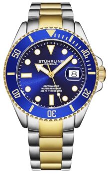 Stuhrling Men's Dive Watch, Blue Dial